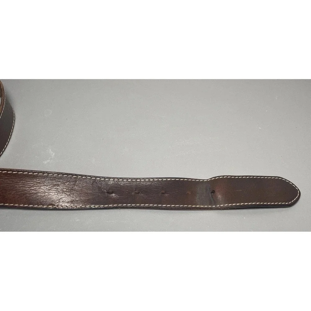 Men's DANIER Belt Brown Genuine Leather Size‎ 34